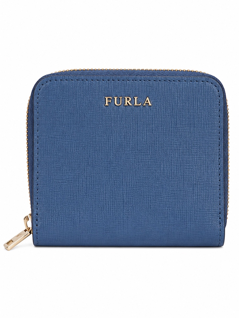 FURLA BABYLON LEATHER COMPACT ZIP AROUND WALLET